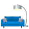 Kanapa i lampa