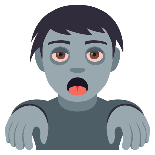 Mężczyzna zombie