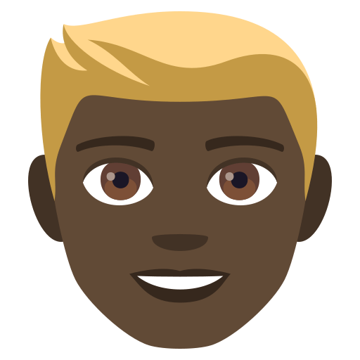 Osoba: Ciemny Odcień Skóry, Blond Włosy