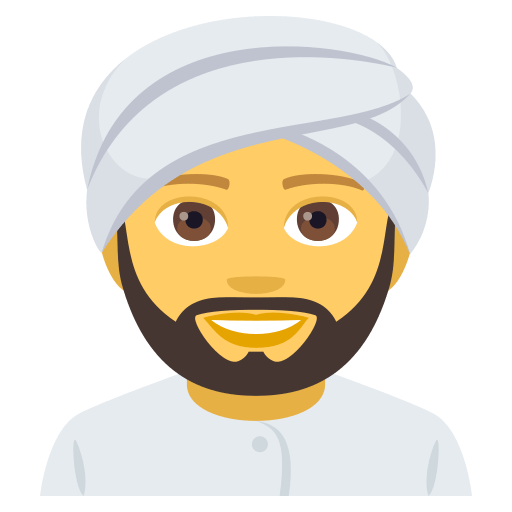 Osoba w turbanie