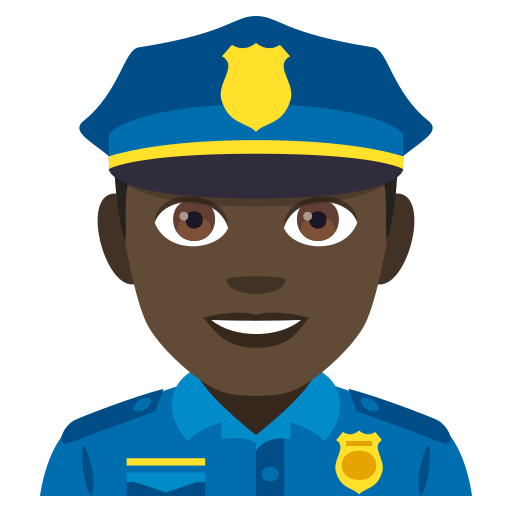 Policjant: Ciemny Odcień Skóry