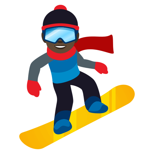 Snowboardzista: Ciemny Odcień Skóry