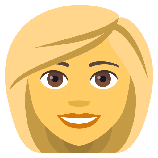 Kobieta: Blond Włosy