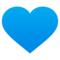 Blaues Herz