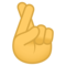 Hand Mit Gekreuzten Fingern