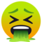 Kotzendes Gesicht