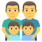 Familie: Mann, Mann, Junge, Junge