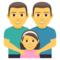 Familie: Mann, Mann, Mädchen