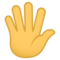 Hand Mit Gespreizten Fingern