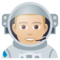Astronaut: Mittelhelle Hautfarbe
