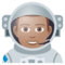 Astronaut: Mittlere Hautfarbe