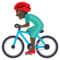 Radfahrer: Dunkle Hautfarbe