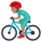 Radfahrer: Mittlere Hautfarbe