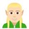 Männlicher Elf: Helle Hautfarbe