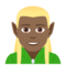 Männlicher Elf: Mitteldunkle Hautfarbe