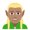 Männlicher Elf: Mittlere Hautfarbe