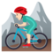 Mountainbiker: Helle Hautfarbe