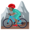 Mountainbiker: Mitteldunkle Hautfarbe