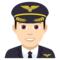 Pilot: Helle Hautfarbe