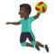 Handballspieler: Dunkle Hautfarbe
