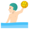 Wasserballspieler: Helle Hautfarbe
