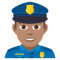 Polizist: Mittlere Hautfarbe