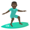 Surfer: Dunkle Hautfarbe