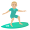 Surfer: Mittelhelle Hautfarbe