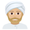 Mann Mit Turban: Mittelhelle Hautfarbe