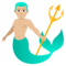 Wassermann: Mittelhelle Hautfarbe