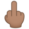 Mittelfinger: Mittlere Hautfarbe