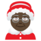Weihnachtsfrau: Dunkle Hautfarbe