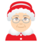 Weihnachtsfrau: Helle Hautfarbe