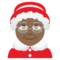Weihnachtsfrau: Mitteldunkle Hautfarbe