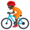 Radfahrer(In): Dunkle Hautfarbe