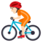 Radfahrer(In): Helle Hautfarbe