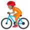 Radfahrer(In): Mittlere Hautfarbe