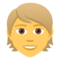 Person: Blondes Haar