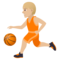 Person Mit Ball: Mittelhelle Hautfarbe