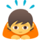 Sich Verbeugende Person