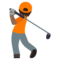 Golfer(In): Mitteldunkle Hautfarbe