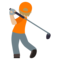 Golfer(In): Mittelhelle Hautfarbe