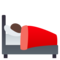 Im Bett Liegende Person: Mitteldunkle Hautfarbe