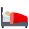 Im Bett Liegende Person: Mittelhelle Hautfarbe