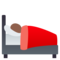 Im Bett Liegende Person: Mittlere Hautfarbe