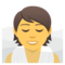 Person In Dampfsauna