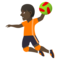 Handballspieler(In): Dunkle Hautfarbe