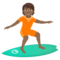 Surfer(In): Mitteldunkle Hautfarbe