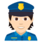 Polizist(In): Helle Hautfarbe