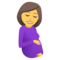 Schwangere Frau